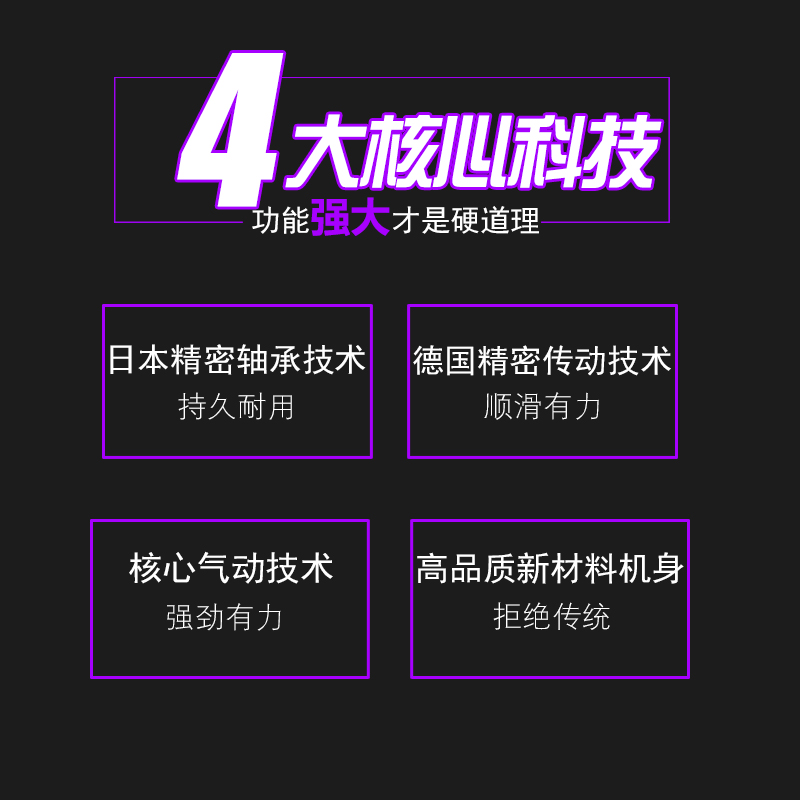 聚锋谷气动砂带机打磨机砂轮机磨光机环带机小型手持磨光机砂光机-图1