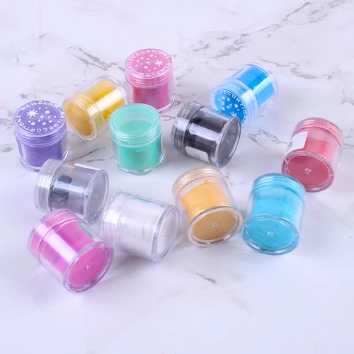 兰锦 Crystal Drop Glue Ultra -Fine Glitter Ярко -порошок Яркий кристаллический жемчужный ногте