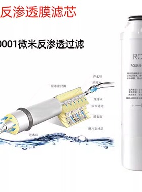 喜饮净水器滤芯适配奥克斯X168V18V12X188 X189PPC复合RO膜C