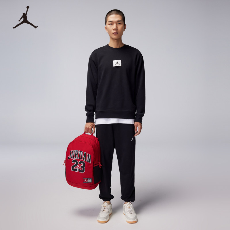 Jordan boys and girls backpack basketball bag student school bag fitness sports backpack soft shoulder trend JD2443007