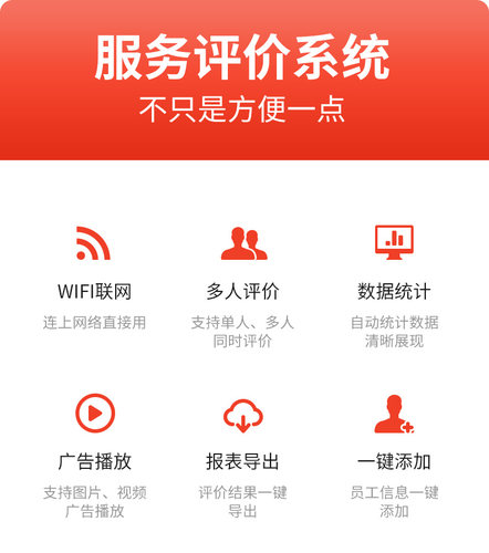 步频客户满意度评价器服务器多人平板多媒体窗口服务打分评分器 - 图2