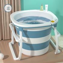 Adult foldable bath tub Bath Tub Adults Home Wash Tub Thickened Plus High Bath Barrel Full Body Bath Barrel God