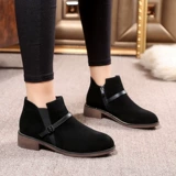 雅森 Martens, челси, короткие сапоги в английском стиле, из натуральной кожи, широкий устойчивый каблук, в британском стиле