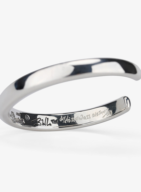 BWL简约男女通用纯银18K金手镯