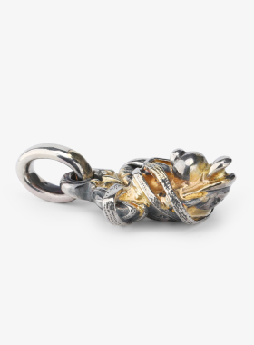 BWL米奇木乃伊S925纯银吊坠收藏