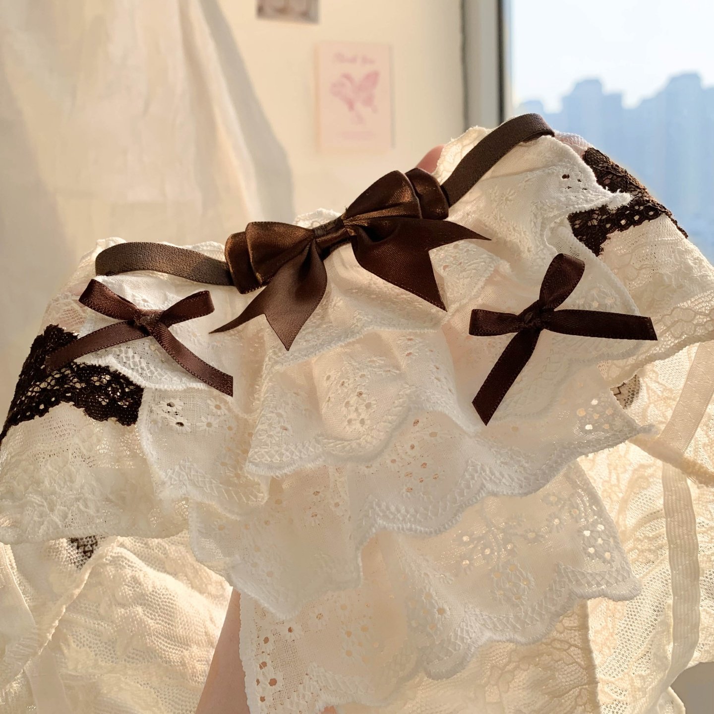 甜心糖霜~可爱女生高颜值内裤女7a级抗菌绝美蕾丝女款透气三角裤,淘宝优惠券,粉丝福利购,淘宝优惠卷