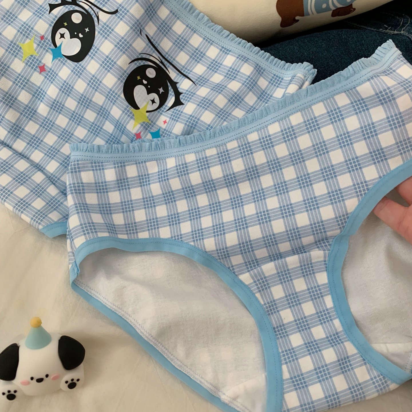 萌格闪闪~甜美可爱女生舒适内裤2026新款不夹屁屁透气纯棉三角裤,淘宝优惠券,粉丝福利购,淘宝优惠卷