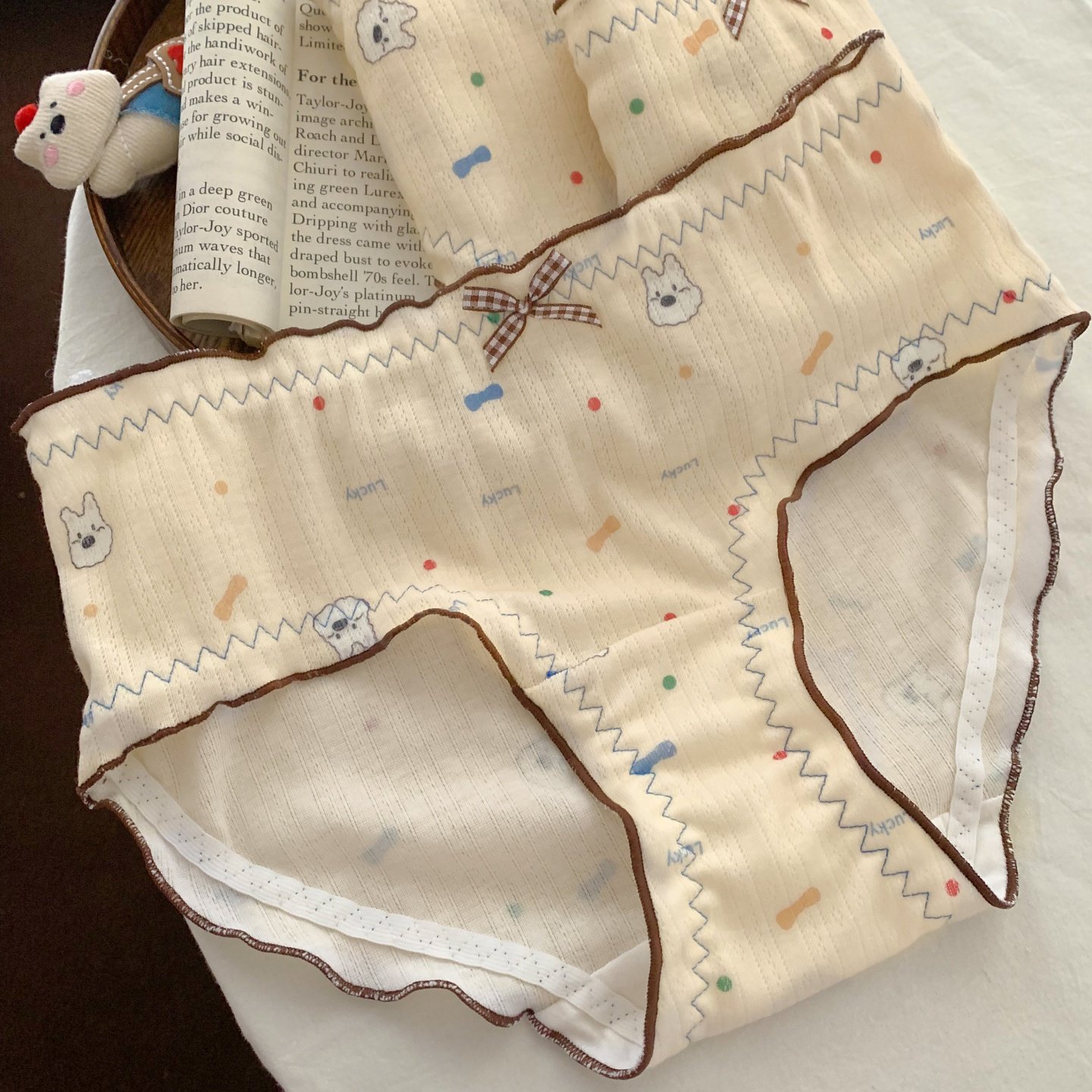 波点板糖~女生纯欲可爱内裤女2026新款全棉裆亲肤舒适中腰三角裤,淘宝优惠券,粉丝福利购,淘宝优惠卷