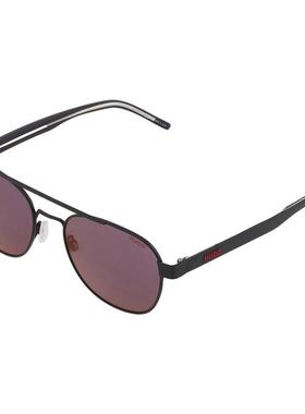 代购Hugo Boss男士太阳镜防紫外线红镜片遮光清晰视野飞行员款