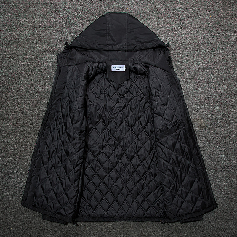 工服冬季加棉防风衣男女户外连帽保暖上衣青少年学生班服 logo 定制 工服冬季加棉防风衣男女户外连帽保暖上衣青少年学生班服 logo 定制