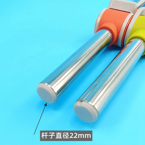 大卫旋转拖把杆手压升级一体杆22mm加粗通用拖布替换杆配件包邮 - 图1
