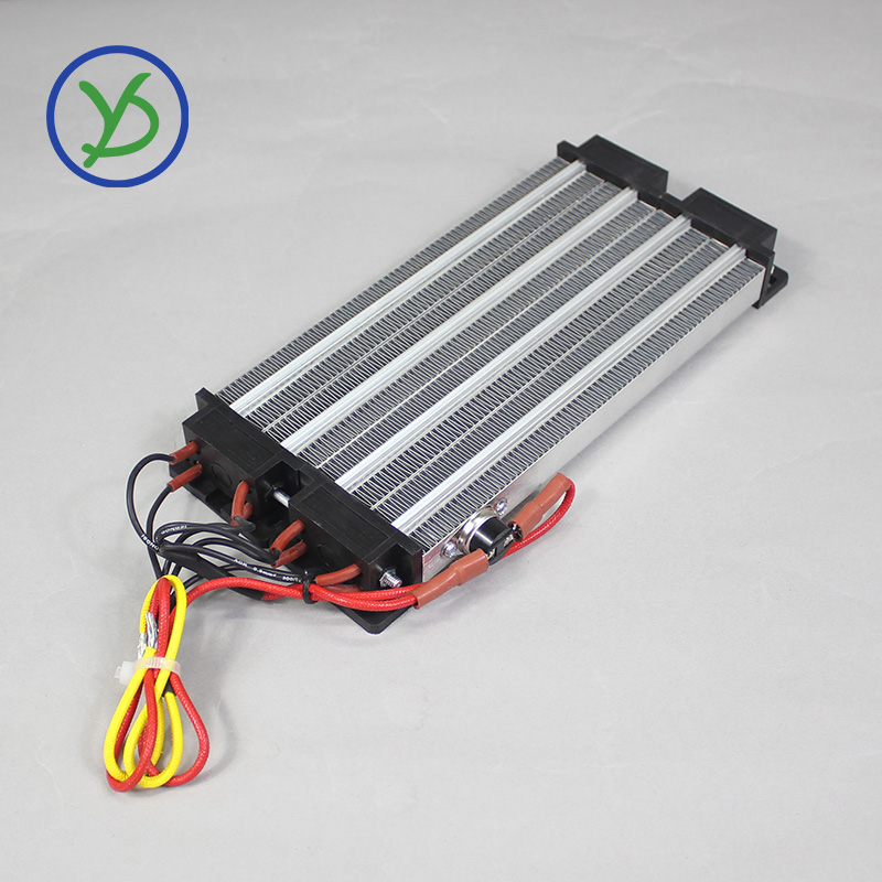 220V/1000W2000W绝缘型陶瓷PTC恒温空气电加热器发热片带温控配件