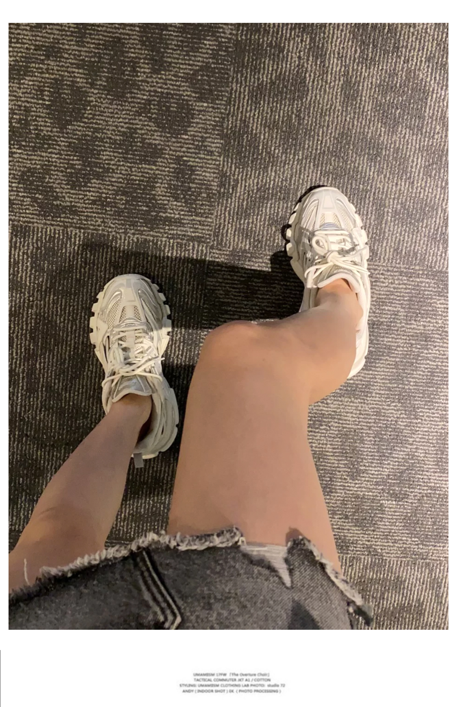 巴黎老爹鞋男ins潮增高百搭2025男女鞋莆田四代厚底高级感运动鞋 - 图2