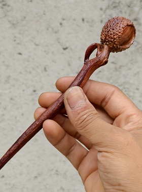 守一原创设计◆荔枝发簪发量多王者古风女高级感新中式手工木簪子