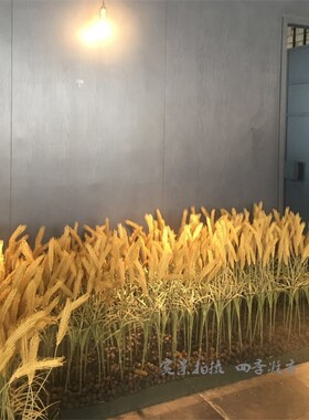 仿真小米谷造景道具落地装饰五谷