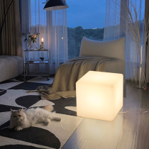 Cube table lamp Smart floor lamp Living room Bedroom Ins Wind Advanced Senses Ambience Brief Modern Bed Head Cabinet Light