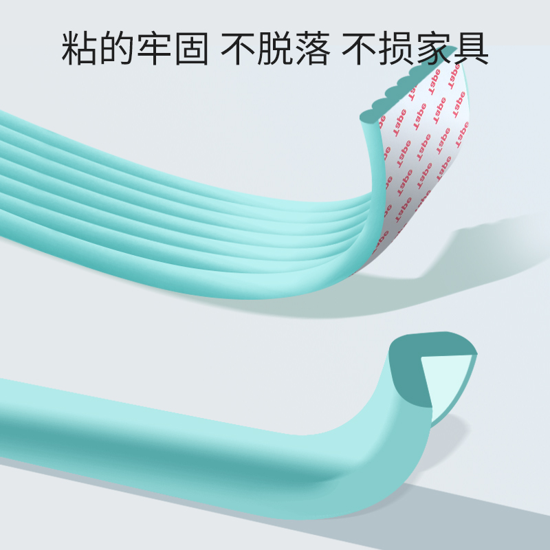 床边防撞软包飘窗台防护条棱角保护软条包边防碰撞泡沫海绵防撞条-图1