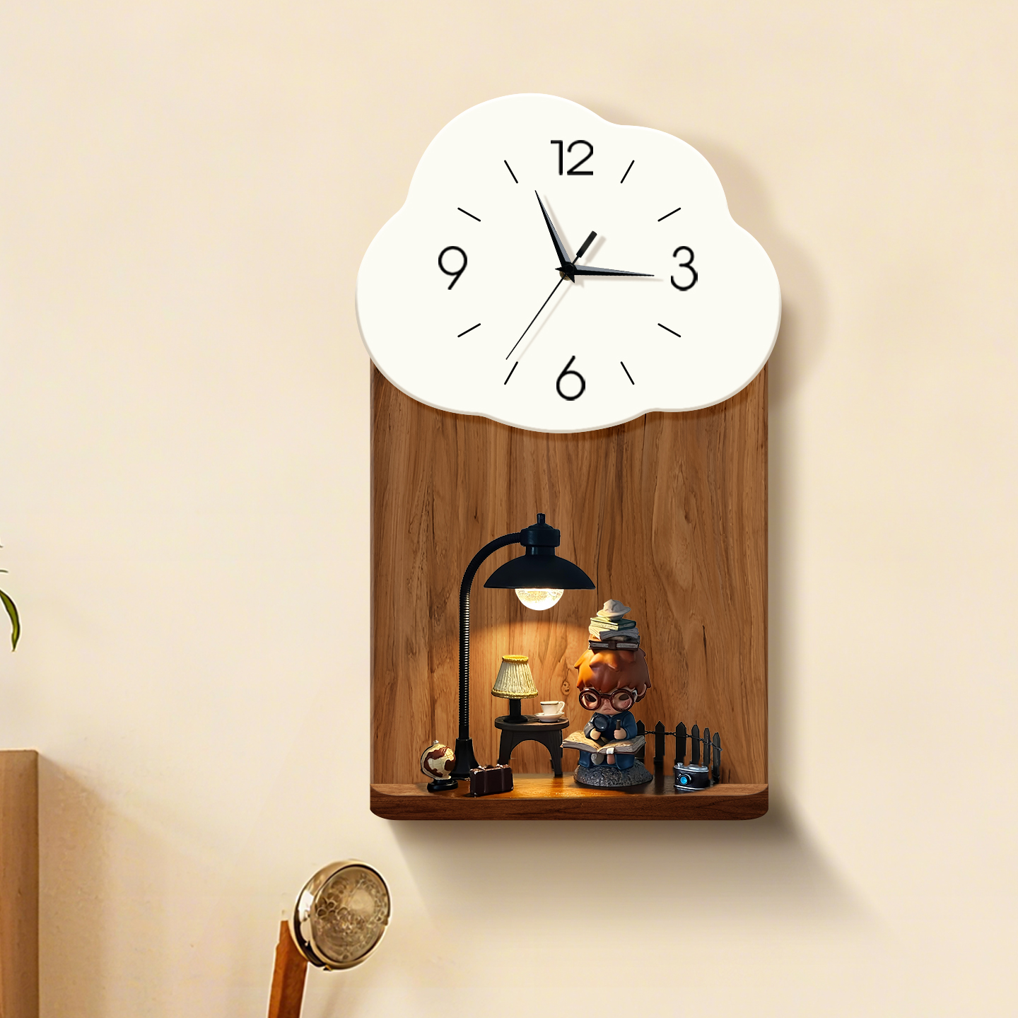 Creative Clock Blind Box Figure Storage Display Stand