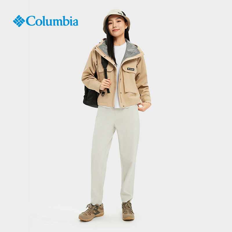 Columbia哥伦比亚户外24春夏新品女子防水冲锋衣连帽外套WR4658