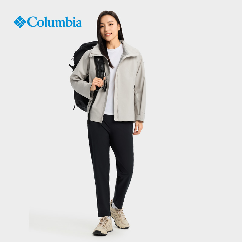 Columbia哥伦比亚户外24春夏新品女子穿行系列防水3L冲锋衣WR9074 - 图2