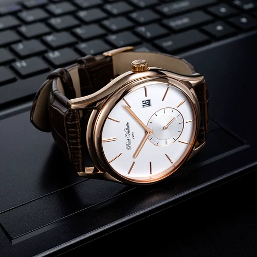 Пол Value/Baoleway искренние мужские кварцевые часы Light Luxury Gift Pv150211-RG-03N