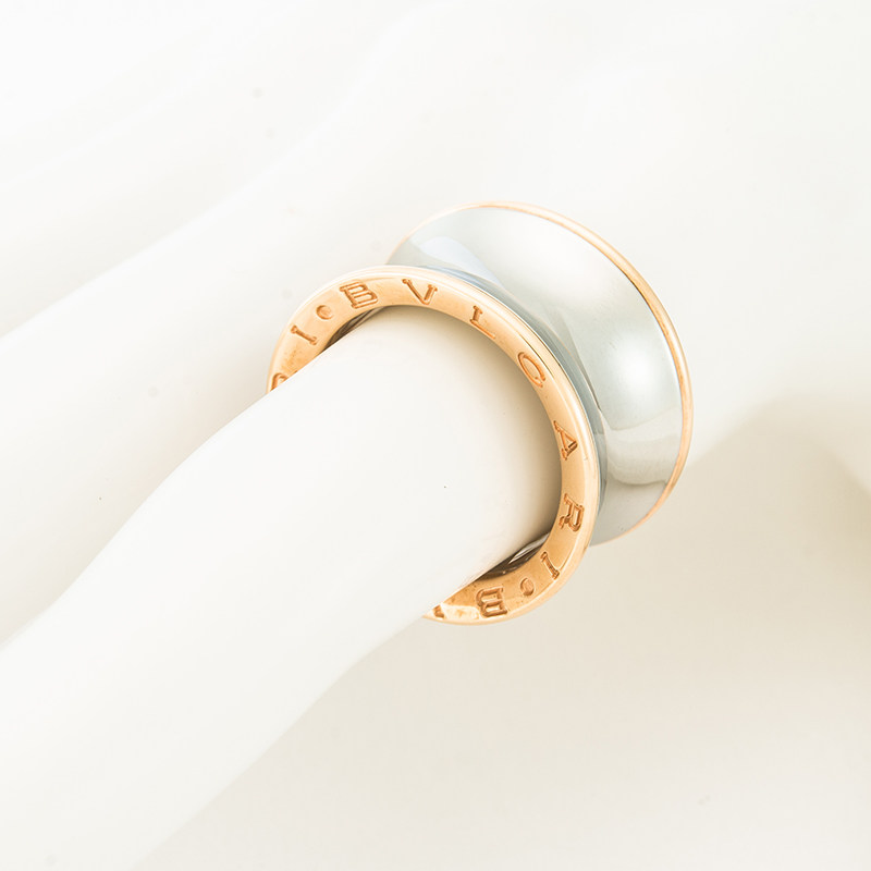 bvlgari an855685 18k玫瑰金钢戒指 泰盛海外戒指/指环