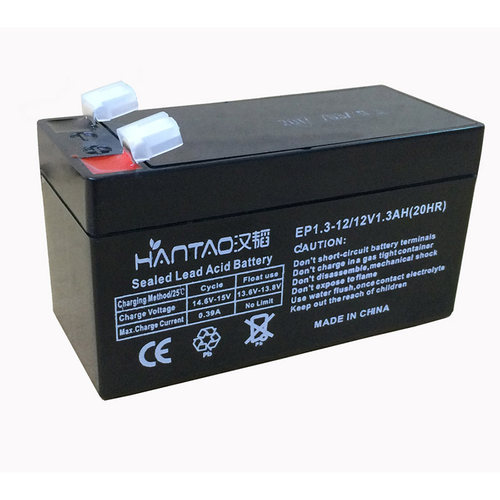汉韬12V1.3AH蓄电池卷帘门报警器通道闸机电瓶12V1.2AH铅酸小电池 - 图3