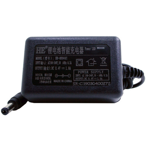 HE智能两串18650聚合物7.4V锂电池充电器电池组8.4V3A 2A 1A 0.5A - 图3