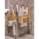 Hairdryer storage rack bathroom washbasin without punching storage toilet bathroom stand bathroom stand wall hanger