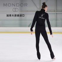 Canada MONDOR adult female gush figure skating suit thickened skating suit children bright sheet skating training pants