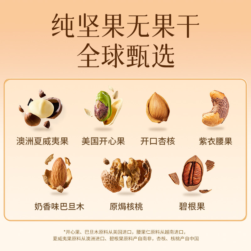 【年货送礼】天虹牌纯坚果礼盒 盒装罐装送礼高档零食大礼包,淘宝优惠券,粉丝福利购,淘宝优惠卷