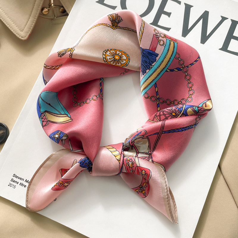 真丝桑蚕丝小方巾丝巾女春秋夏季护颈围脖子装饰纱巾薄围巾50x50,淘宝优惠券,粉丝福利购,淘宝优惠卷