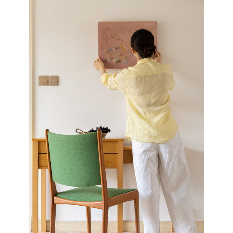 若奈 独家！柔粉岩砂手作 《浮生一隅》小幅肌理电表箱玄关艺术画,淘宝优惠券,粉丝福利购,淘宝优惠卷