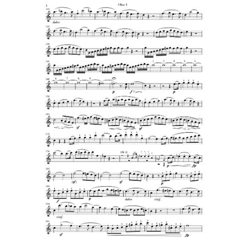 亨乐原版 贝多芬 C大调管乐三重奏op87 C大调变奏曲WoO28 两支双簧管和英国号 Beethoven Trio C major op87 Variations C HN947 - 图3