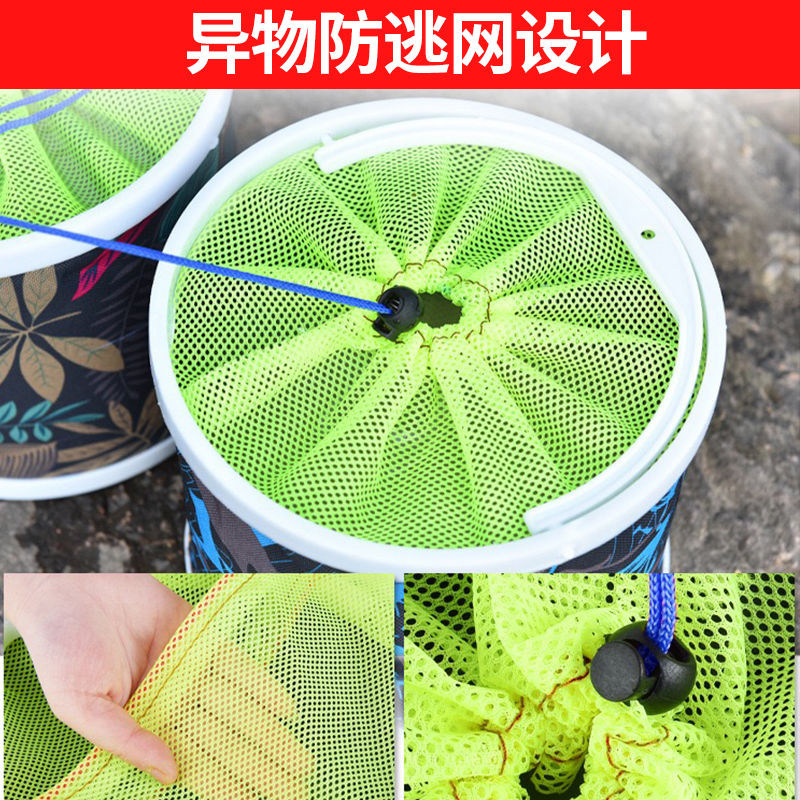 折叠装鱼桶鱼桶渔具鱼护取水桶钓鱼打水桶可折叠装鱼桶加厚钓鱼桶,淘宝优惠券,粉丝福利购,淘宝优惠卷