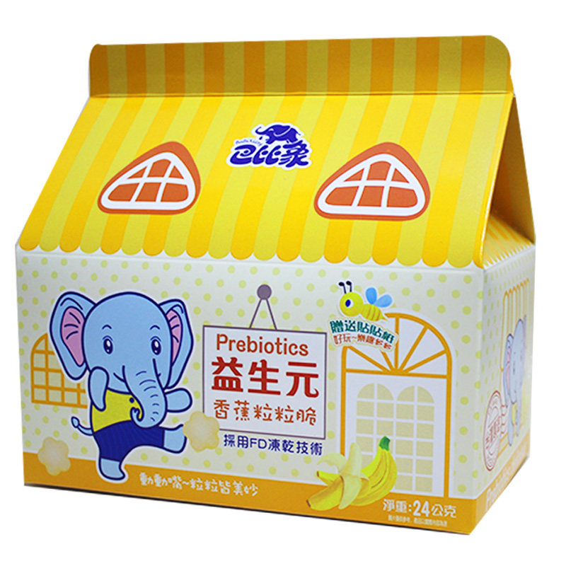 台湾进口好祺巴比象益生元冻干儿童 好祺食品膨化食品