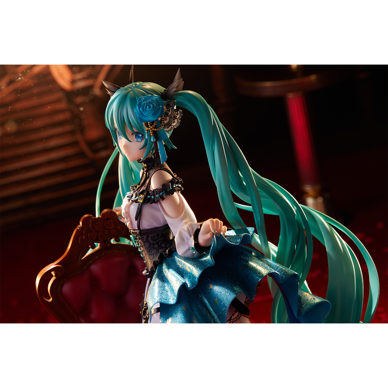 bilibili哔哩哔哩现货GSC VOCALOID初音未来 Rose Cage Ver.手办-图0