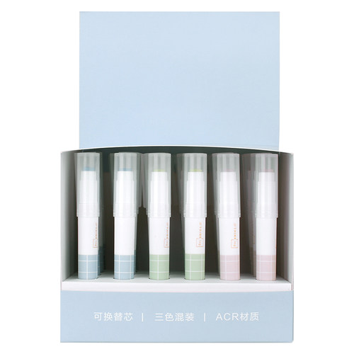 得力9629A笔型固体胶可替芯彩色儿童胶棒手工学生用透明高粘度胶水 - 图0