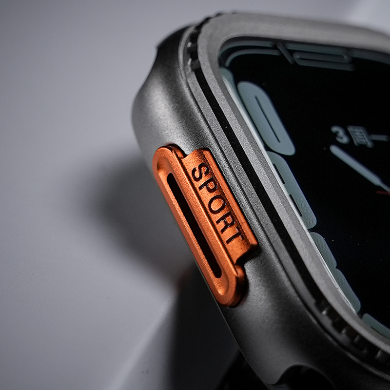 适用AppleWatch9保护壳秒变Ultra2表壳AppleWatchS10金属iWatchS表带iPhoneWatch8代SE苹果S10S9手表带Series - 图2