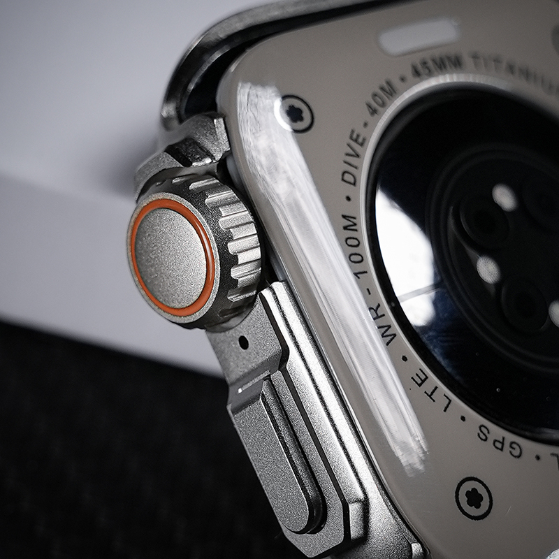 适用AppleWatch9保护壳秒变Ultra2表壳AppleWatchS10金属iWatchS表带iPhoneWatch8代SE苹果S10S9手表带Series - 图1