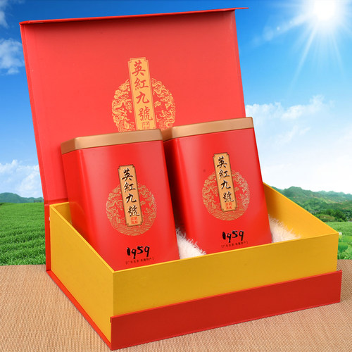 质尊英红九号礼盒装英德红茶9号茶叶散装500克一级浓香型广东特产 - 图1