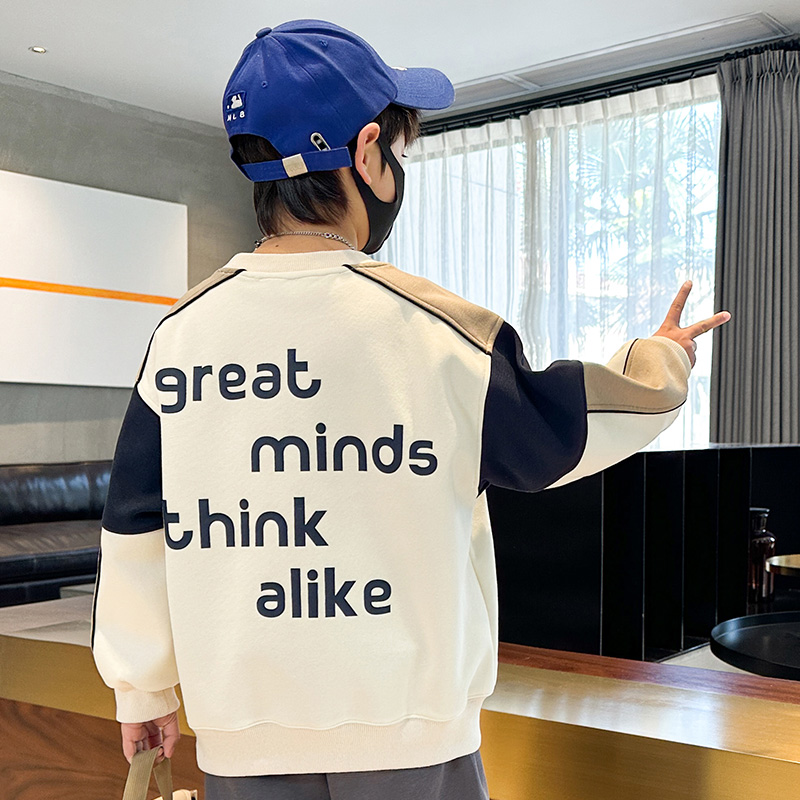 儿童装男童春装卫衣2026新款春秋款中大童男孩春季纯棉打底衫t恤,淘宝优惠券,粉丝福利购,淘宝优惠卷