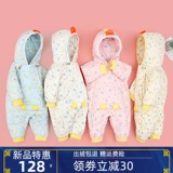 Детский пуховик, детское удерживающее тепло боди для новорожденных для выхода на улицу, в западном стиле, коллекция 2021, детская одежда