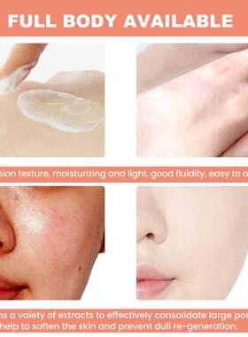 Whitening face cream tightens, moisturizes and whitens the f