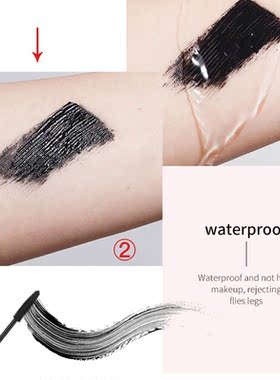1PC Lasting Natural 4D Curling Thick Long Eyelash Quick Dry