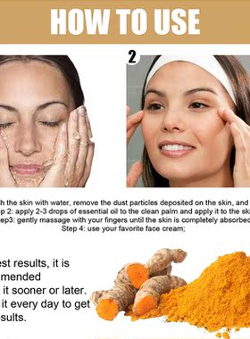 30ml Turmeric Oil Skin To Lightening Acne Dark Patches Acne