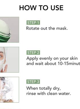 Green Tea Mask Stick Blackhead Remover Clay Face Mask Oil Co