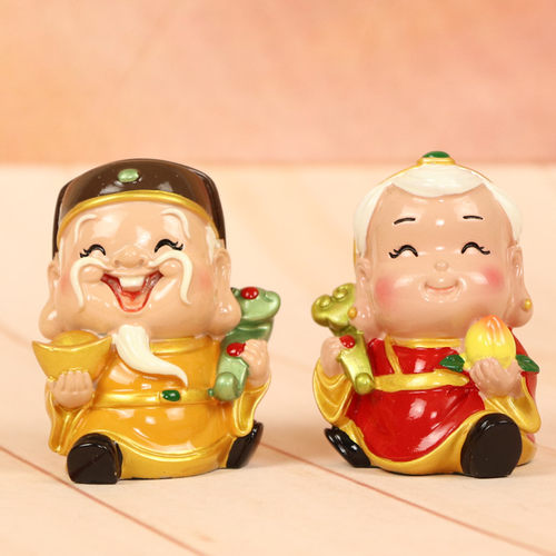 土地公土地婆供奉神像佛像摆件店铺开业福德正君地主财神爷装饰品 - 图2
