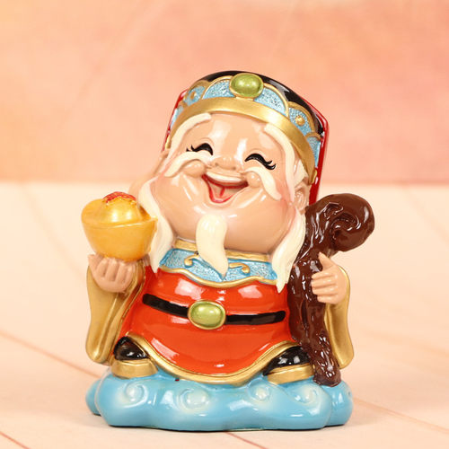土地公土地婆供奉神像佛像摆件店铺开业福德正君地主财神爷装饰品 - 图0