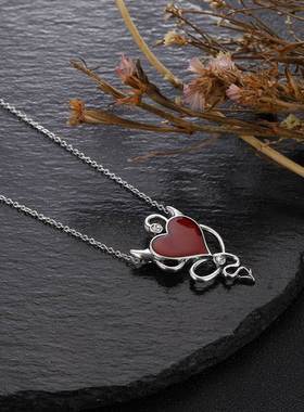 Cross border choker heart-shaped cute animal necklace 项链女